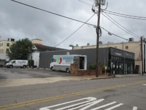 A food truck parked on a Florida street